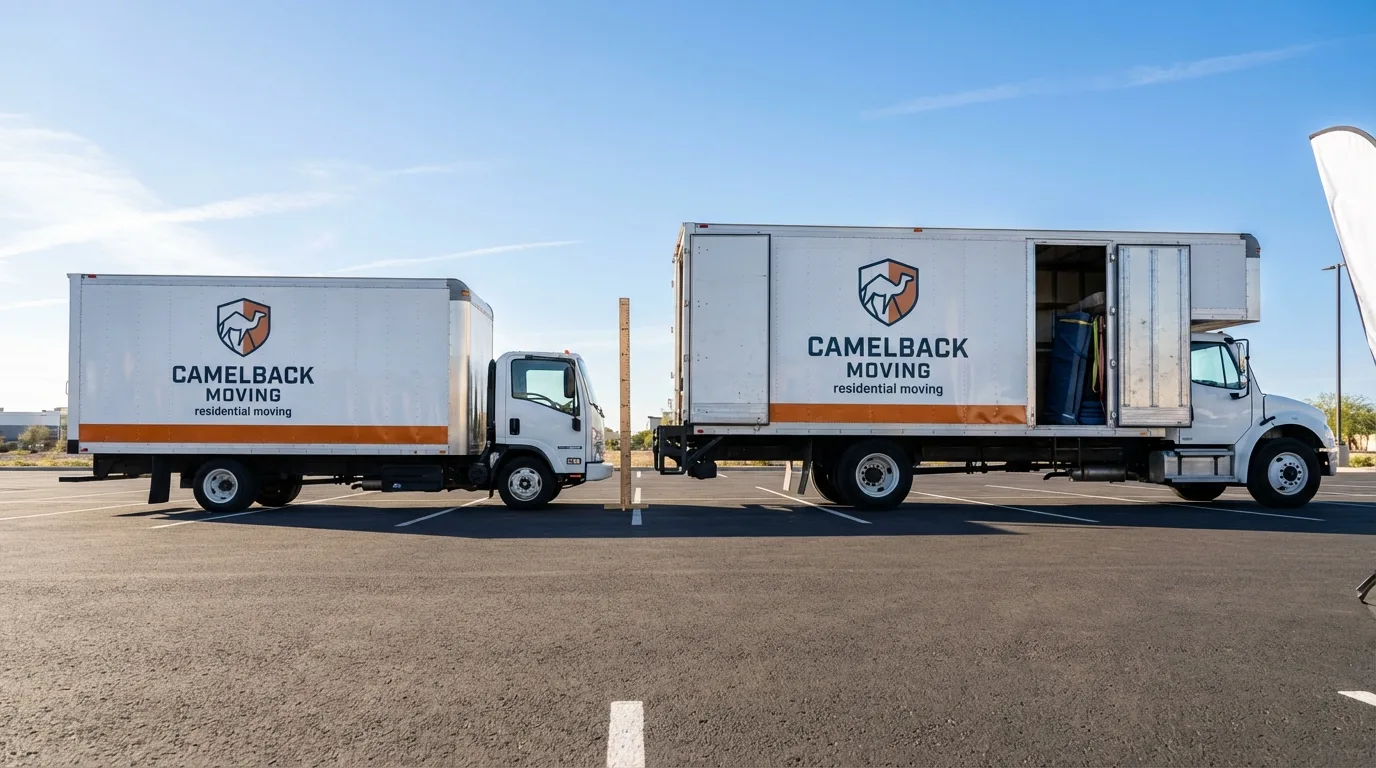 Moving truck size capacity guide in Pomona